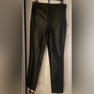 Laundry leather leggings